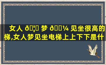 女人 🦄 梦 🌼 见坐很高的电梯,女人梦见坐电梯上上下下是什么意思